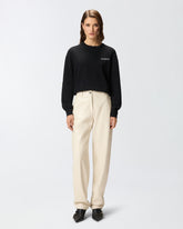 Maglione con maxi logo Love Birds -  | Pinko