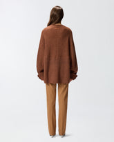 Maglione a costine con collo montante -  | Pinko