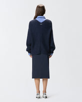 Sweter z dekoltem w łódkę -  | Pinko