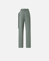 Pantaloni wide leg a portafoglio -  | Pinko