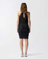 Gonna a tubino in pizzo effetto patchwork -  | Pinko