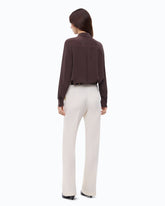 Camicia in seta sand wash - Marrone | Pinko