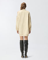 Maxi maglia in felpa con bottoni -  | Pinko