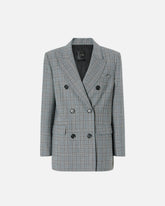 Blazer doppiopetto con fantasia a quadri -  | Pinko