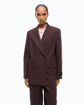 Zweireihige Jacke mit Karomuster -  | Pinko