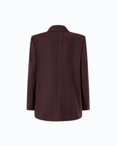Zweireihige Jacke mit Karomuster -  | Pinko
