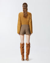 Shorts ampi con fantasia a quadri -  | Pinko