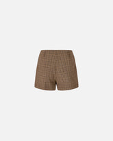 Shorts ampi con fantasia a quadri -  | Pinko