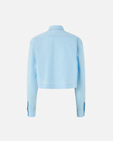 Cropped shirt with jewel embellishments -  | Pinko