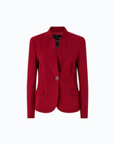 Einreihige Jacke im Slim Fit - Rot | Pinko