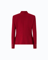 Einreihige Jacke im Slim Fit - Rot | Pinko
