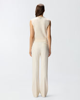 Gilet in maglia con strass -  | Pinko