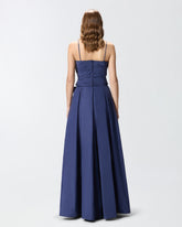 Gonna lunga ampia con cintura -  | Pinko