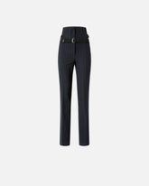 Bustier trousers in pinstriped poly wool -  | Pinko