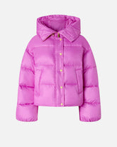 Piumino con cappuccio in tela tecnica -  | Pinko