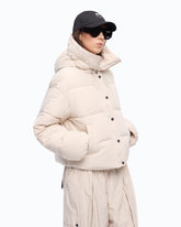 Down jacket in water-repellent technical canvas -  | Pinko