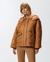 Quilted technical canvas pea coat -  | Pinko