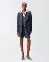 Gilet elegante in lana armaturata -  | Pinko