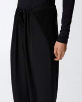Pantaloni wide leg vita elastica -  | Pinko