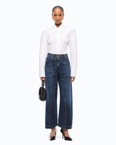Jeans straight fit con passante workwear