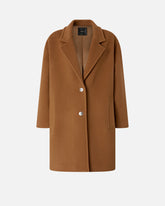 Cappotto monopetto in panno misto lana -  | Pinko