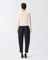 Cardigan girocollo con strass -  | Pinko