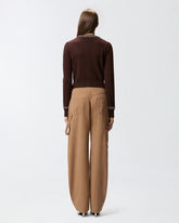 Cardigan girocollo con strass -  | Pinko