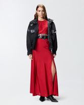 Abito lungo in viscosa jacquard -  | Pinko