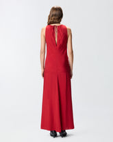 Abito lungo in viscosa jacquard -  | Pinko