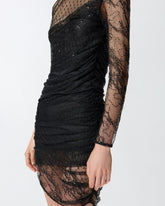 Abito in pizzo effetto patchwork -  | Pinko