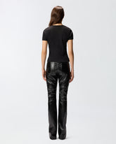 Camiseta de manga corta con logotipo bordado -  | Pinko