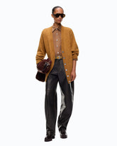 Cardigan in misto lana full strass