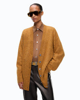 Cardigan in misto lana full strass -  | Pinko