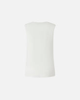 T-shirt smanicata ricamo cuore -  | Pinko