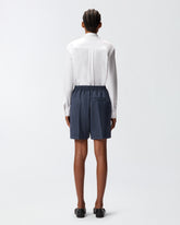 Pantaloncini shorts in lana armaturata -  | Pinko