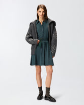 Abito corto in tessuto fluido -  | Pinko