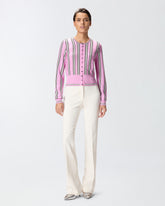 Cardigan a righe multicolor -  | Pinko