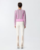 Cardigan a righe multicolor -  | Pinko