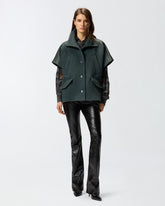 Cappa in panno con collo alto -  | Pinko