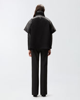 Cappa in panno con collo alto -  | Pinko