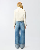 Giacca trucker in bouclé di cotone e lana -  | Pinko