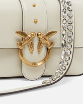 Borsa a spalla piccola Mini Love Bag Slouchy in pelle con doppia tracolla -  | Pinko