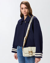 Borsa a spalla piccola Mini Love Bag Slouchy in pelle con doppia tracolla -  | Pinko