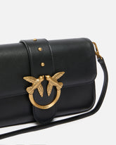 Borsa a spalla piccola Mini Love Bag Slouchy in pelle con doppia tracolla -  | Pinko