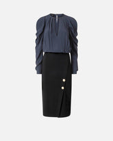 Abito longuette sfiancato combinato -  | Pinko