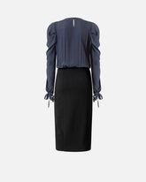 Abito longuette sfiancato combinato -  | Pinko