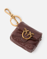 Custodia AirPods Love Bag Puff in pelle lucida -  | Pinko