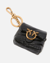 Custodia AirPods Love Bag Puff in pelle lucida -  | Pinko