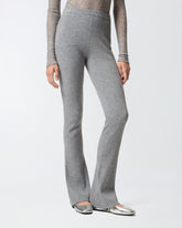 Pantaloni lunghi svasati in maglia -  | Pinko