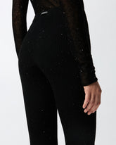 Pantaloni lunghi svasati in maglia -  | Pinko